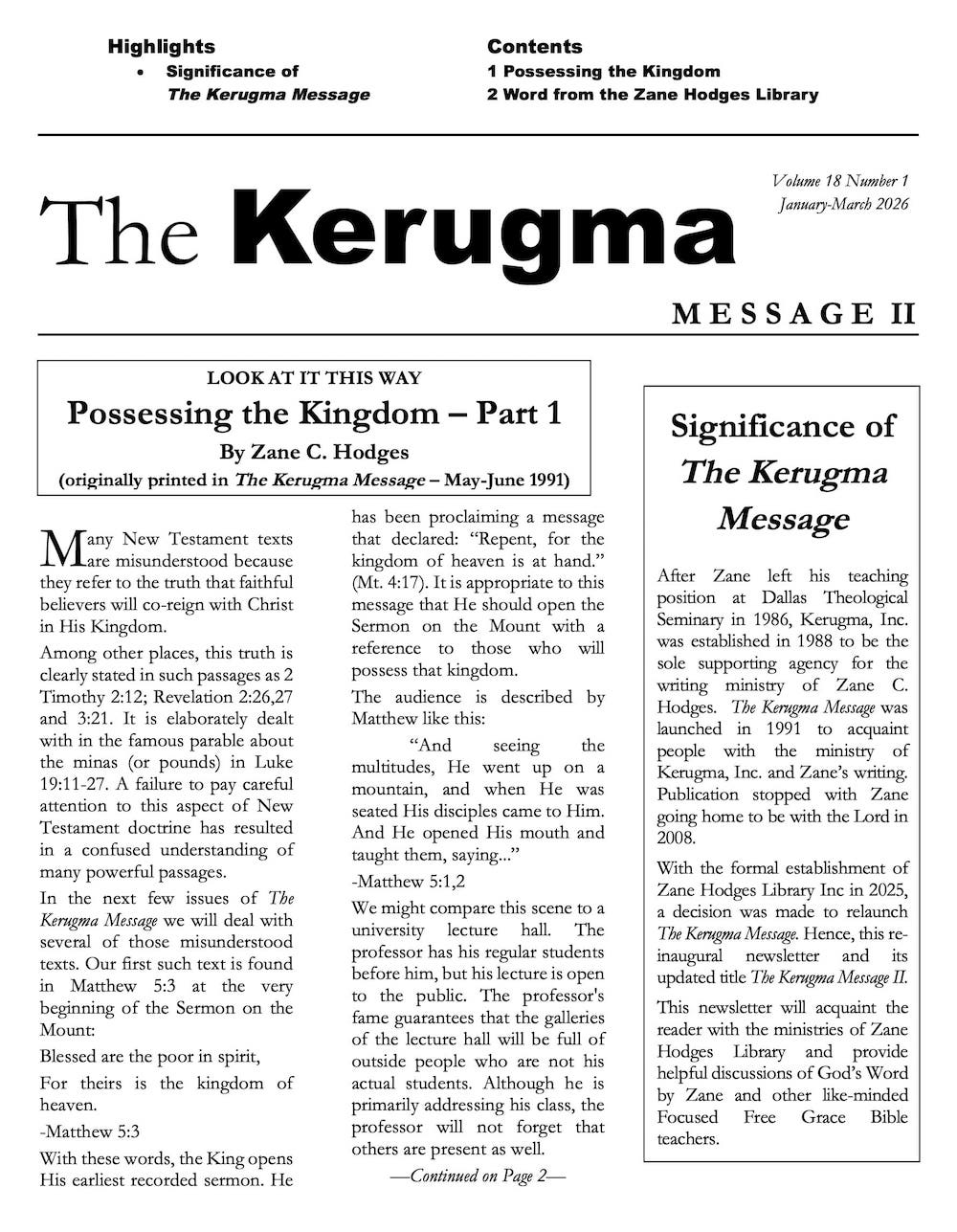 Kerugma 2026 01 Kerugma 2026 01